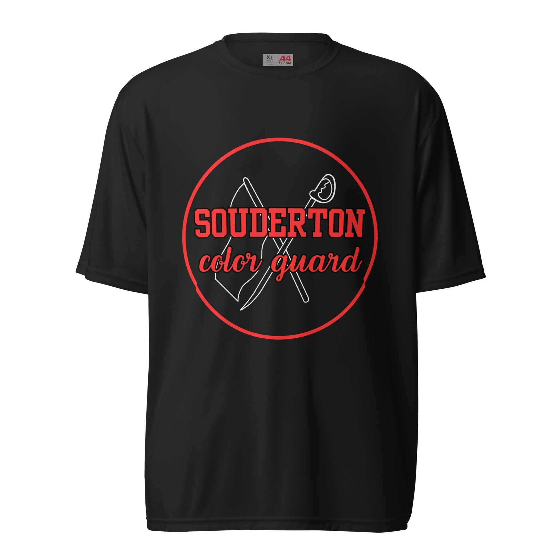 Active | Moisture Wicking Shirt | Souderton Color Guard | Badge Logo