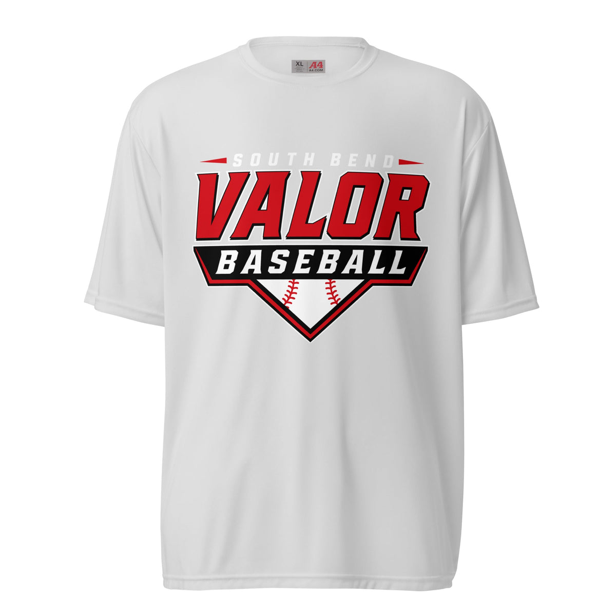 Active | Moisture Wicking Shirt | South Bend Valor Baseball | Vanguard Logo