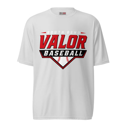 Active | Moisture Wicking Shirt | South Bend Valor Baseball | Vanguard Logo