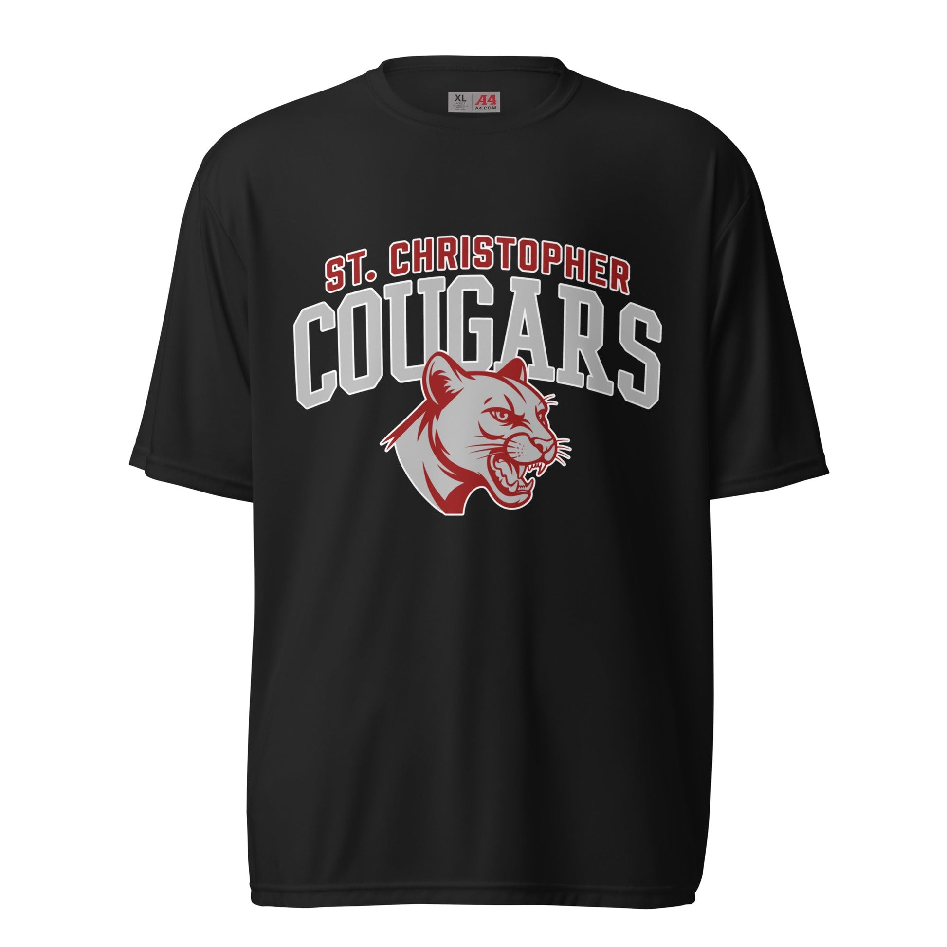 Active | Moisture Wicking Shirt | St. Christopher Cougars | Classic Logo