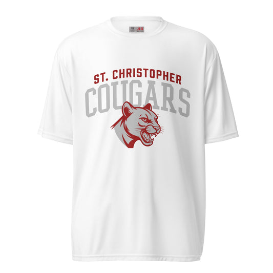 Active | Moisture Wicking Shirt | St. Christopher Cougars | Classic Logo