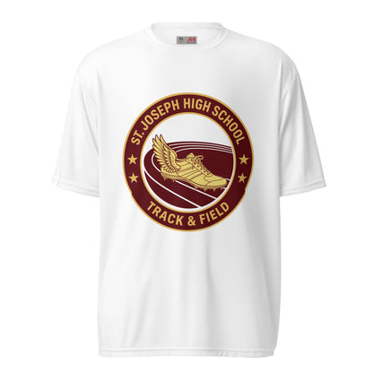 Active | Moisture Wicking Shirt | St. Joseph High School - Track & Field | Badge Logo