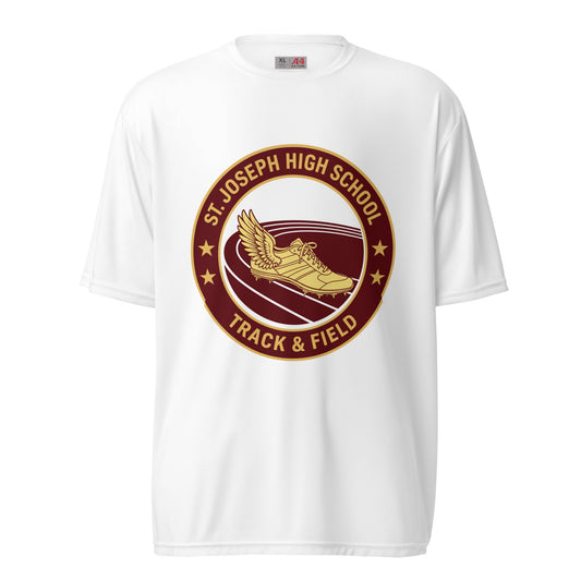 Active | Moisture Wicking Shirt | St. Joseph High School - Track & Field | Badge Logo