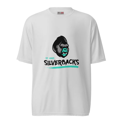 Active | Moisture Wicking Shirt | St. Louis Silverbacks Women’s Football Team | Mascot Logo