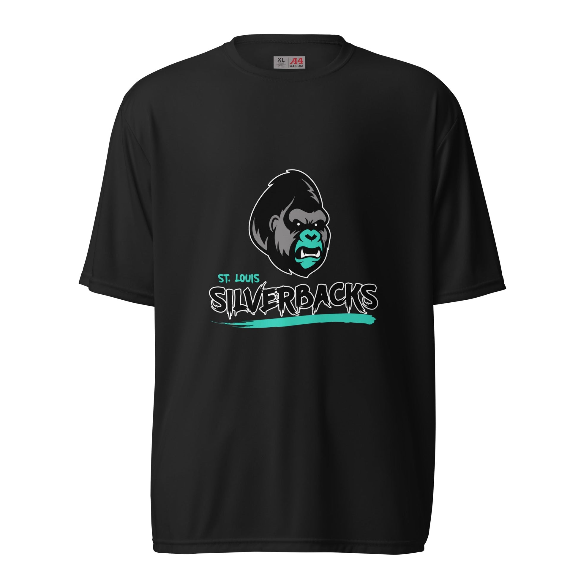 Active | Moisture Wicking Shirt | St. Louis Silverbacks Women’s Football Team | Mascot Logo