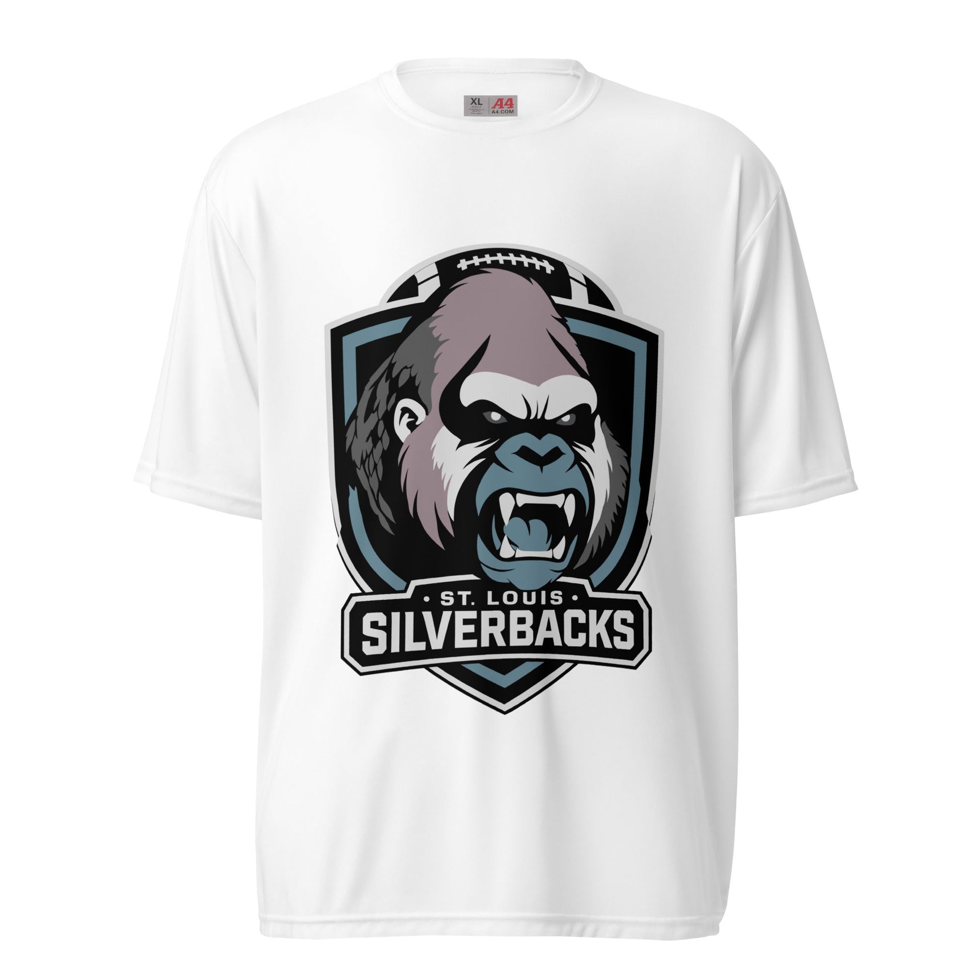 Active | Moisture Wicking Shirt | St. Louis Silverbacks Women’s Football Team | Shield Logo
