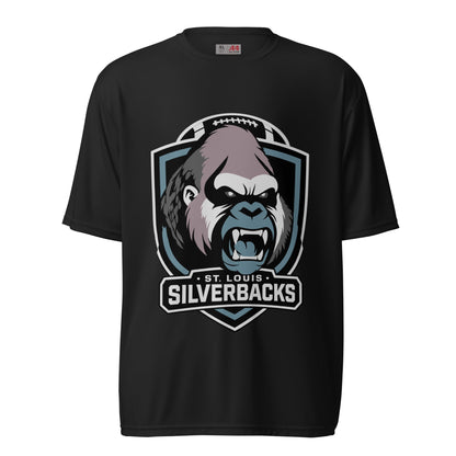Active | Moisture Wicking Shirt | St. Louis Silverbacks Women’s Football Team | Shield Logo