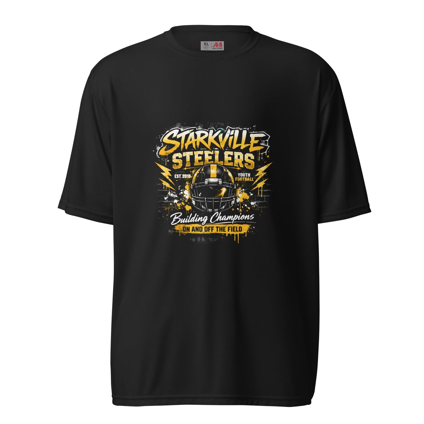 Active | Moisture Wicking Shirt | Starkville Steelers | Modern Classic Logo