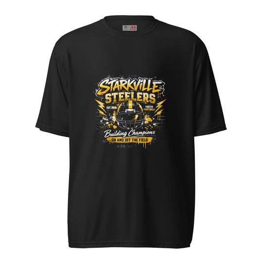 Active | Moisture Wicking Shirt | Starkville Steelers | Modern Classic Logo
