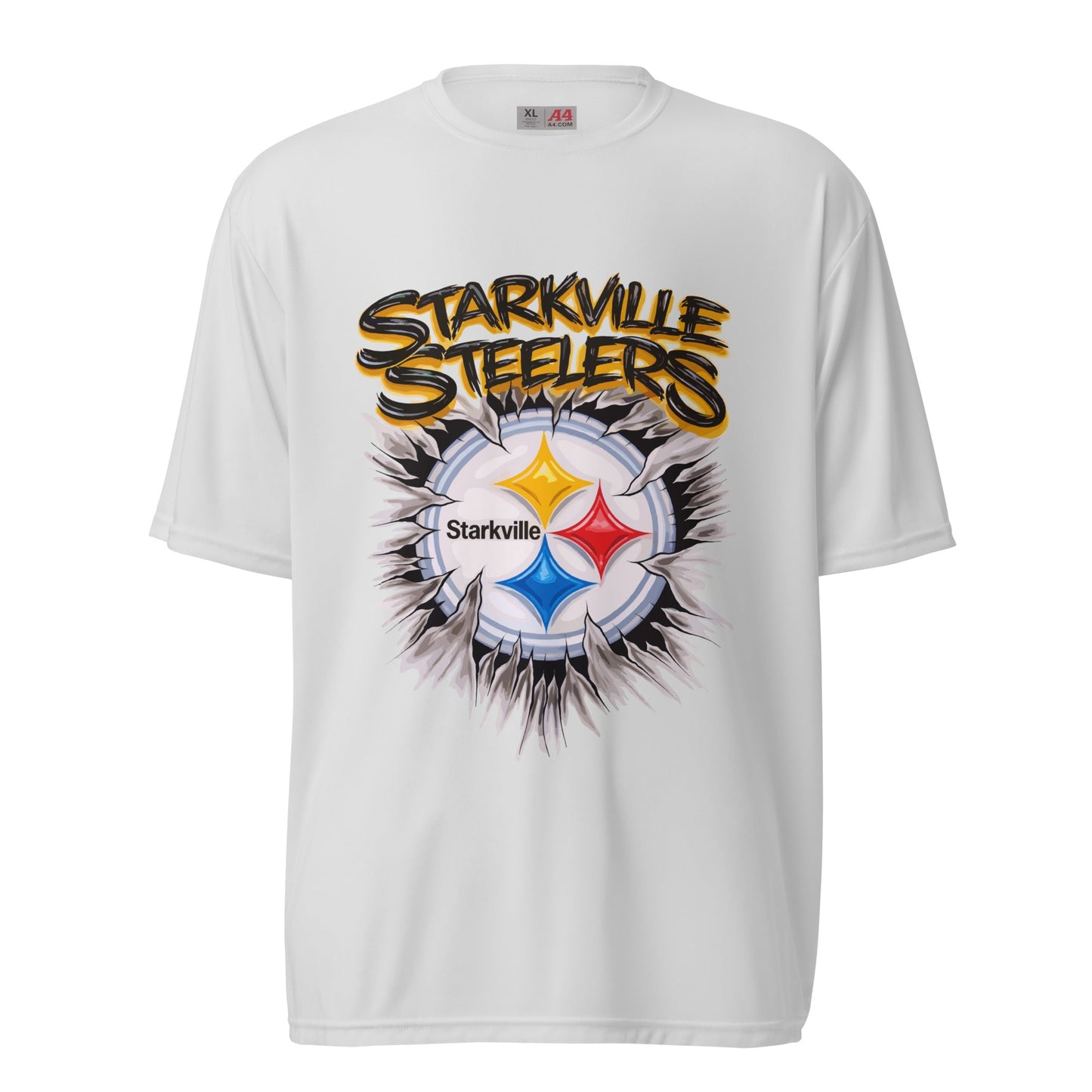 Active | Moisture Wicking Shirt | Starkville Steelers | Ripped Logo