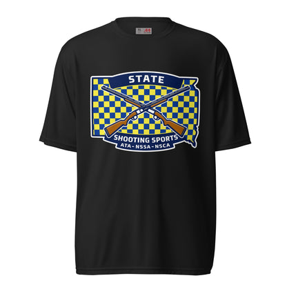 Active | Moisture Wicking Shirt | State Shooting Sports | Flag Logo