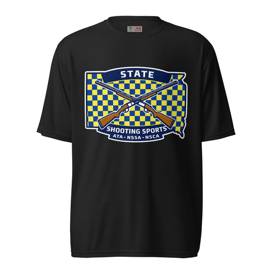 Active | Moisture Wicking Shirt | State Shooting Sports | Flag Logo