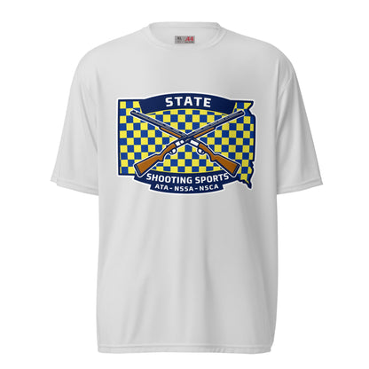 Active | Moisture Wicking Shirt | State Shooting Sports | Flag Logo