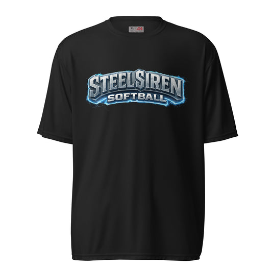 Active | Moisture Wicking Shirt | STEEL SIREN | Lightning Logo