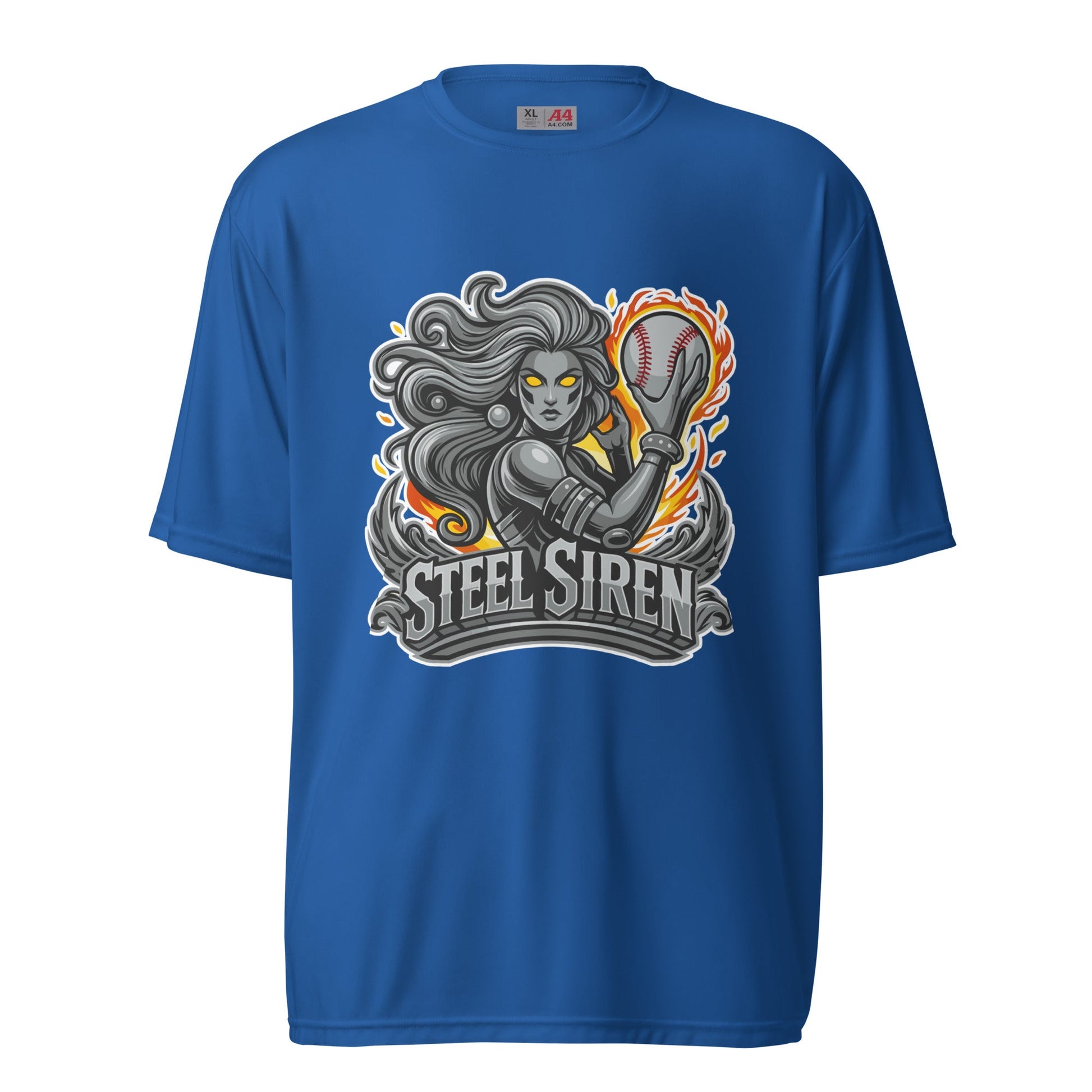 Active | Moisture Wicking Shirt | STEEL SIREN | Mascot Logo
