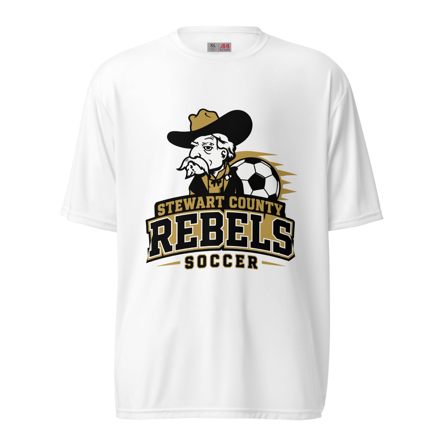 Active | Moisture Wicking Shirt | Stewart County Soccer | Crest Logo