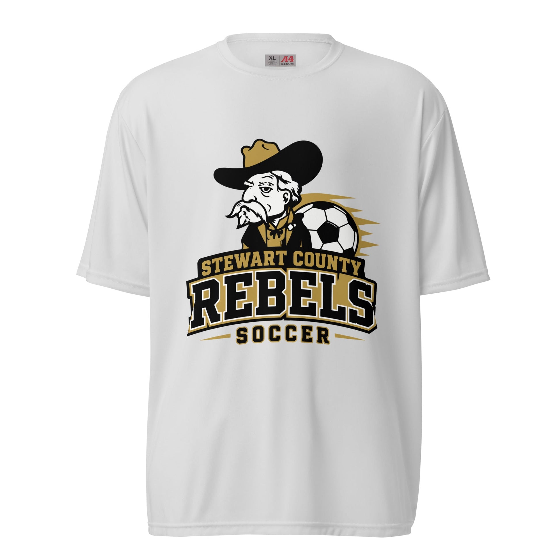 Active | Moisture Wicking Shirt | Stewart County Soccer | Crest Logo