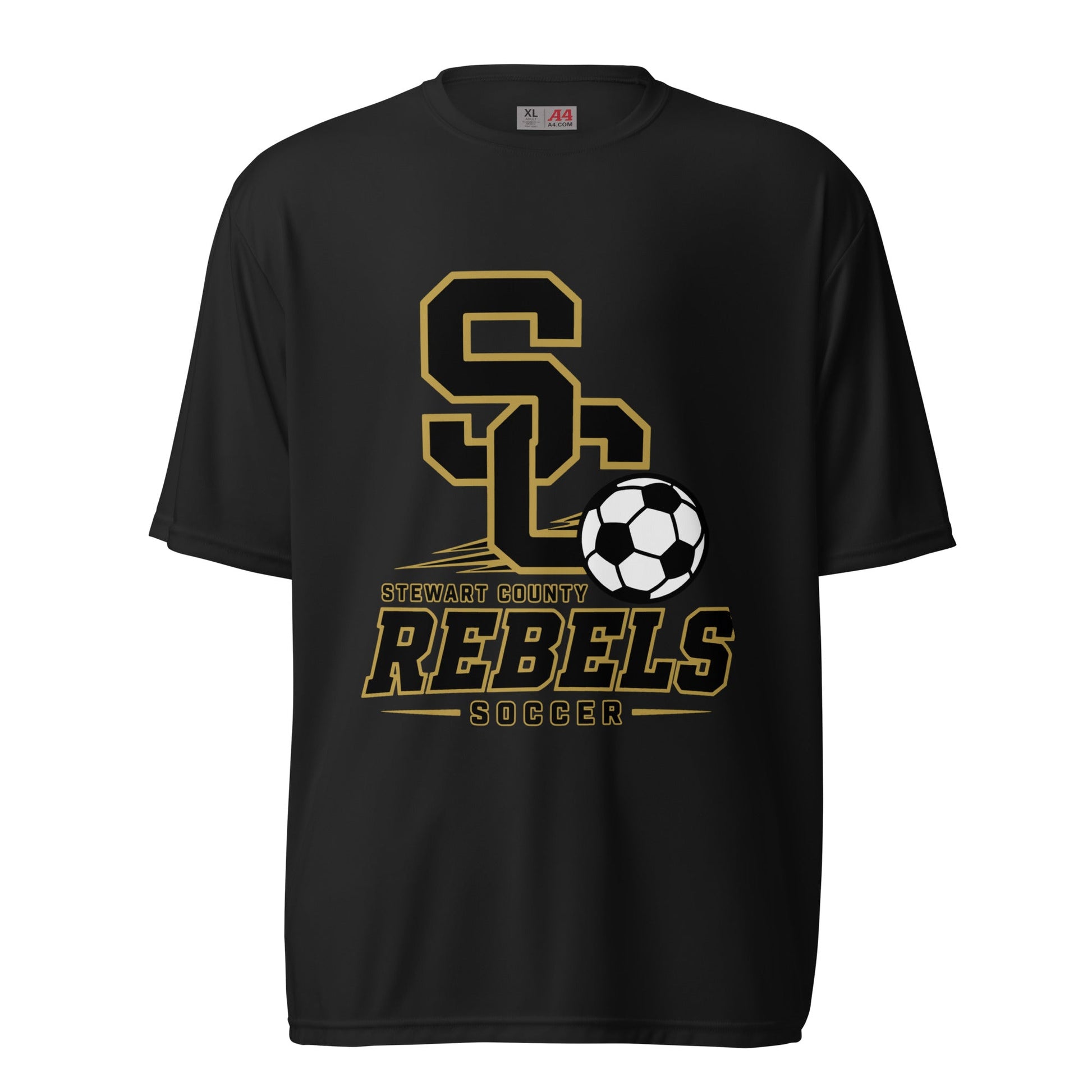 Active | Moisture Wicking Shirt | Stewart County Soccer | Vanguard Logo