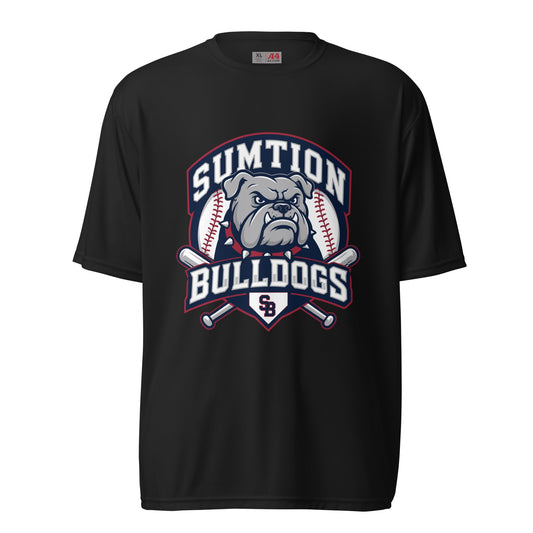 Active | Moisture Wicking Shirt | Sumtion bulldogs | Emblem Logo
