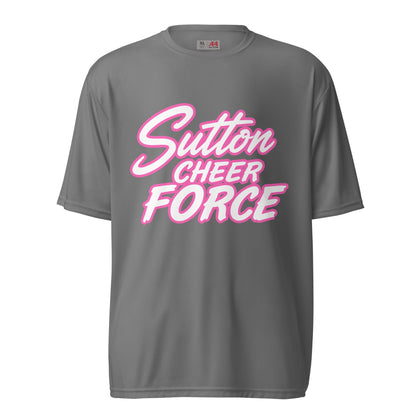Active | Moisture Wicking Shirt | Sutton Cheer Force | Script Logo