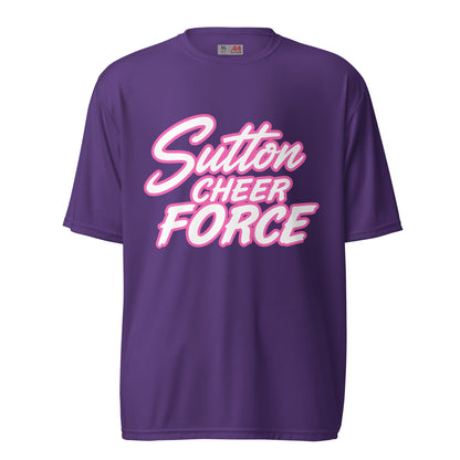 Active | Moisture Wicking Shirt | Sutton Cheer Force | Script Logo