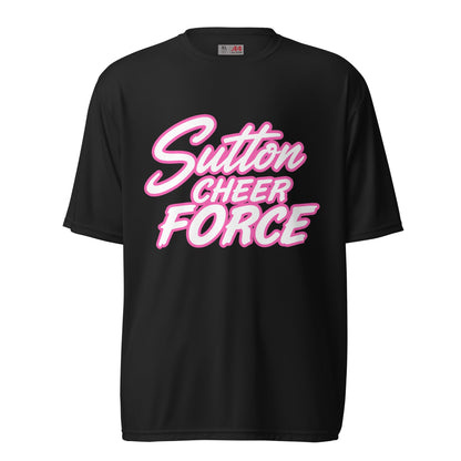 Active | Moisture Wicking Shirt | Sutton Cheer Force | Script Logo