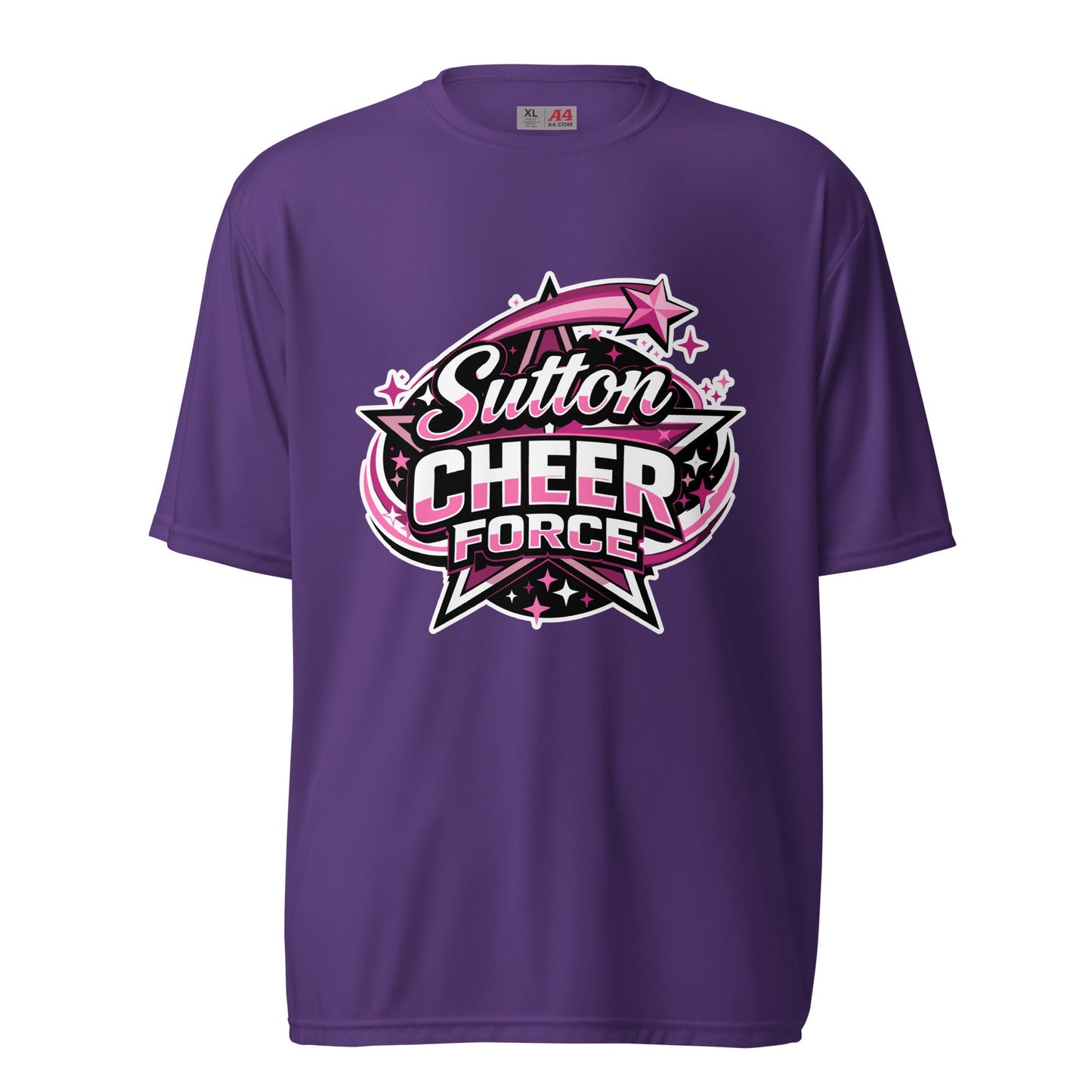 Active | Moisture Wicking Shirt | Sutton Cheer Force | Shooting Star Logo