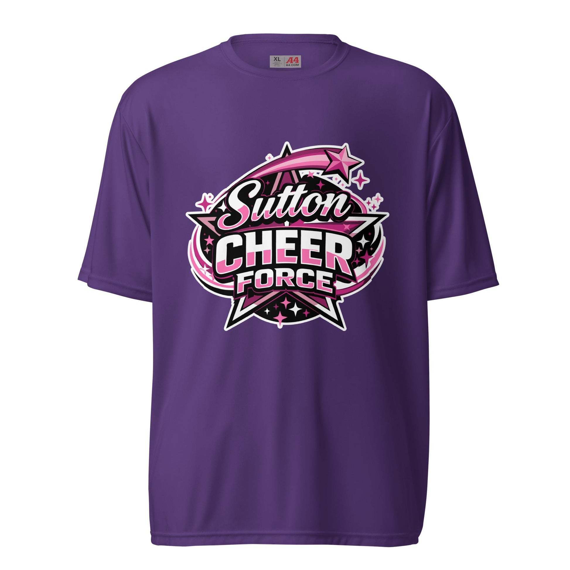 Active | Moisture Wicking Shirt | Sutton Cheer Force | Shooting Star Logo