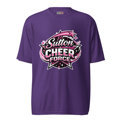 Active | Moisture Wicking Shirt | Sutton Cheer Force | Shooting Star Logo