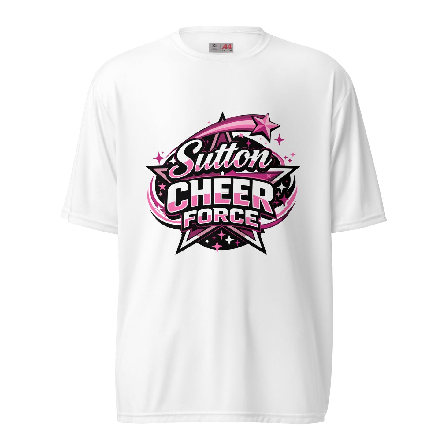 Active | Moisture Wicking Shirt | Sutton Cheer Force | Shooting Star Logo