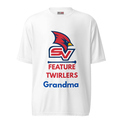 Active | Moisture Wicking Shirt | SVSU Feature twirlers | Grandma Logo
