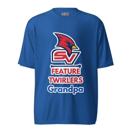 Active | Moisture Wicking Shirt | SVSU Feature twirlers | Grandpa Logo