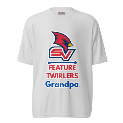 Active | Moisture Wicking Shirt | SVSU Feature twirlers | Grandpa Logo