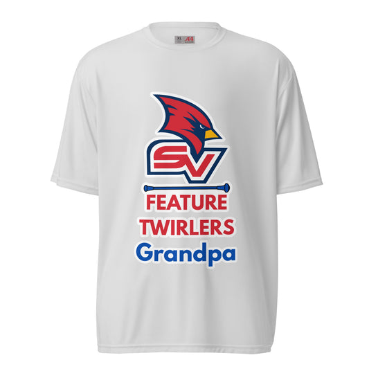 Active | Moisture Wicking Shirt | SVSU Feature twirlers | Grandpa Logo