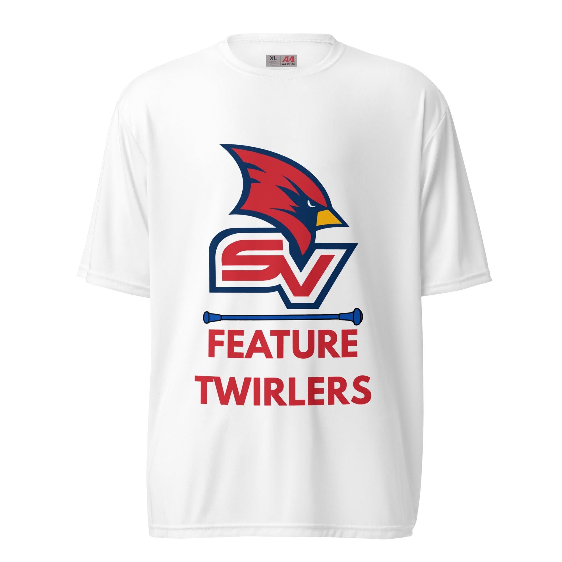 Active | Moisture Wicking Shirt | SVSU Feature twirlers | Icon Logo