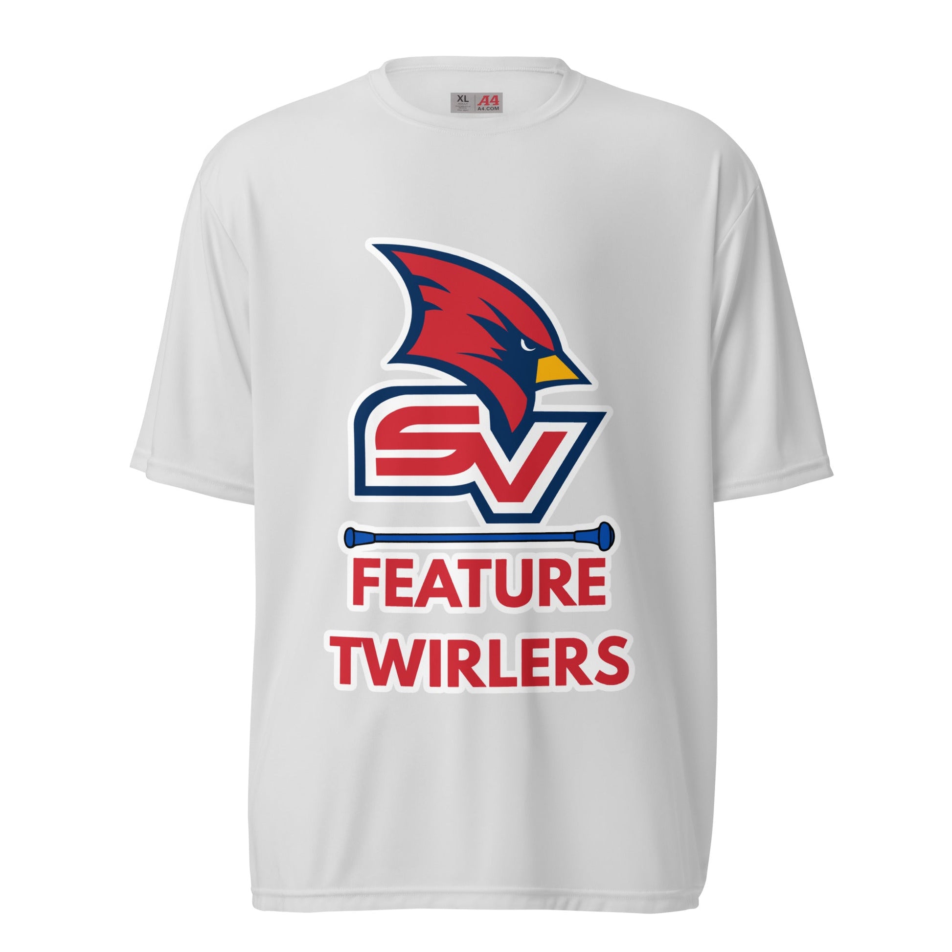 Active | Moisture Wicking Shirt | SVSU Feature twirlers | Icon Logo