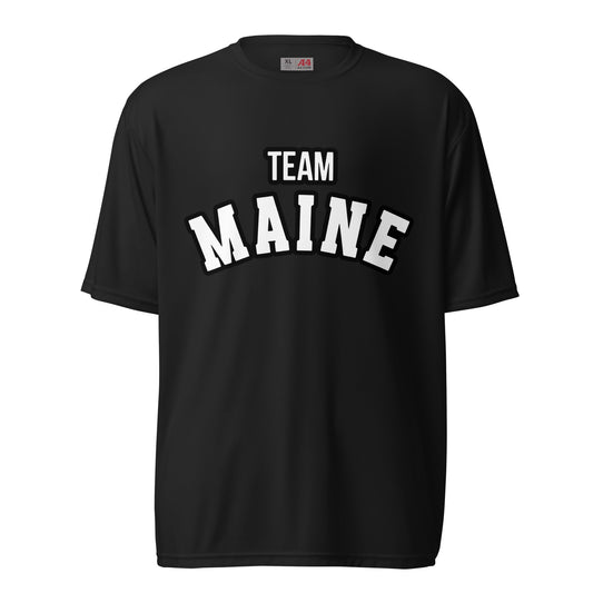 Active | Moisture Wicking Shirt | Team Maine | Arch Mark Logo