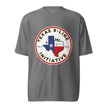 Active | Moisture Wicking Shirt | Texas 8 - Line Initiative | Badge Logo