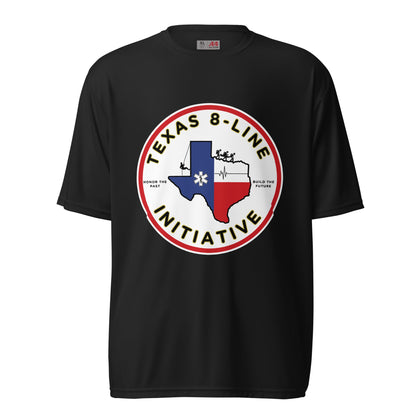 Active | Moisture Wicking Shirt | Texas 8 - Line Initiative | Badge Logo