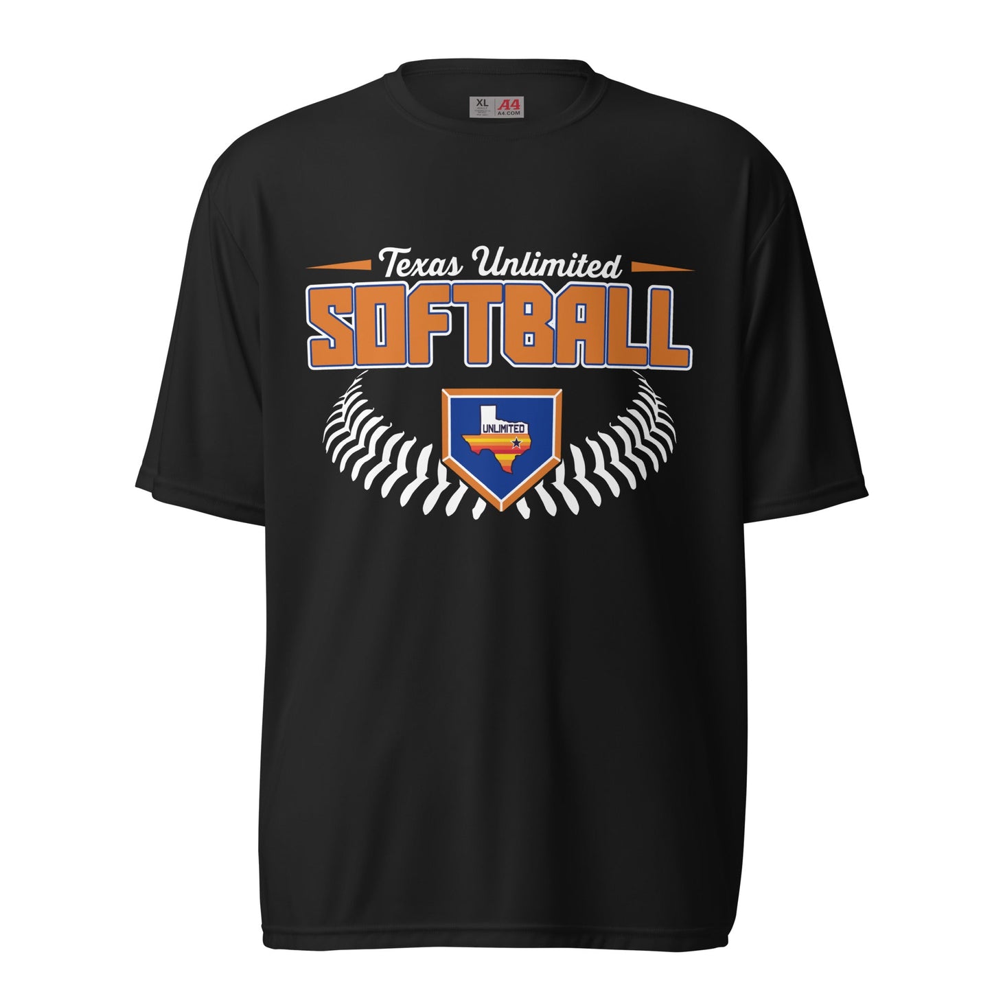 Active | Moisture Wicking Shirt | Texas Unlimited | Softball Logo