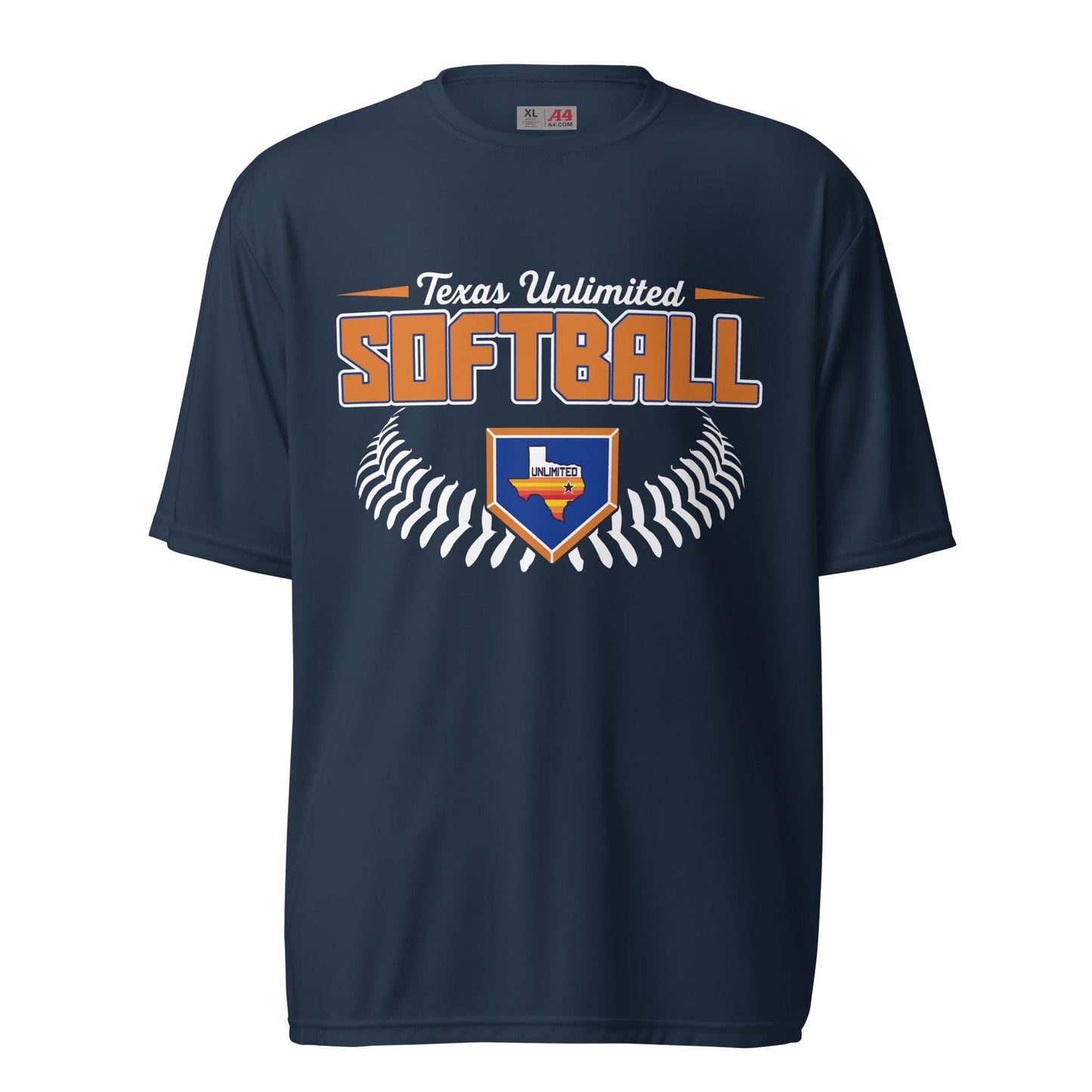 Active | Moisture Wicking Shirt | Texas Unlimited | Softball Logo