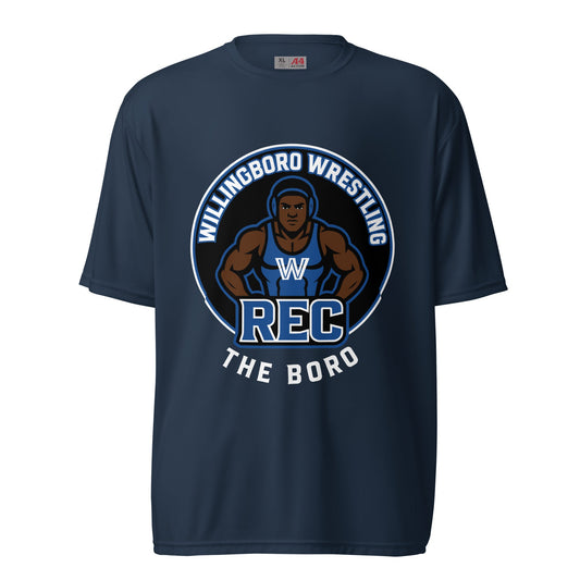 Active | Moisture Wicking Shirt | The Boro Brand | Wrestler Logo