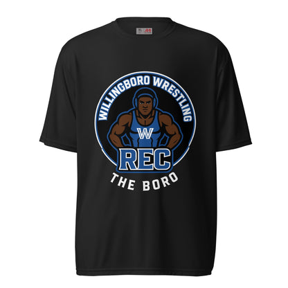 Active | Moisture Wicking Shirt | The Boro Brand | Wrestler Logo