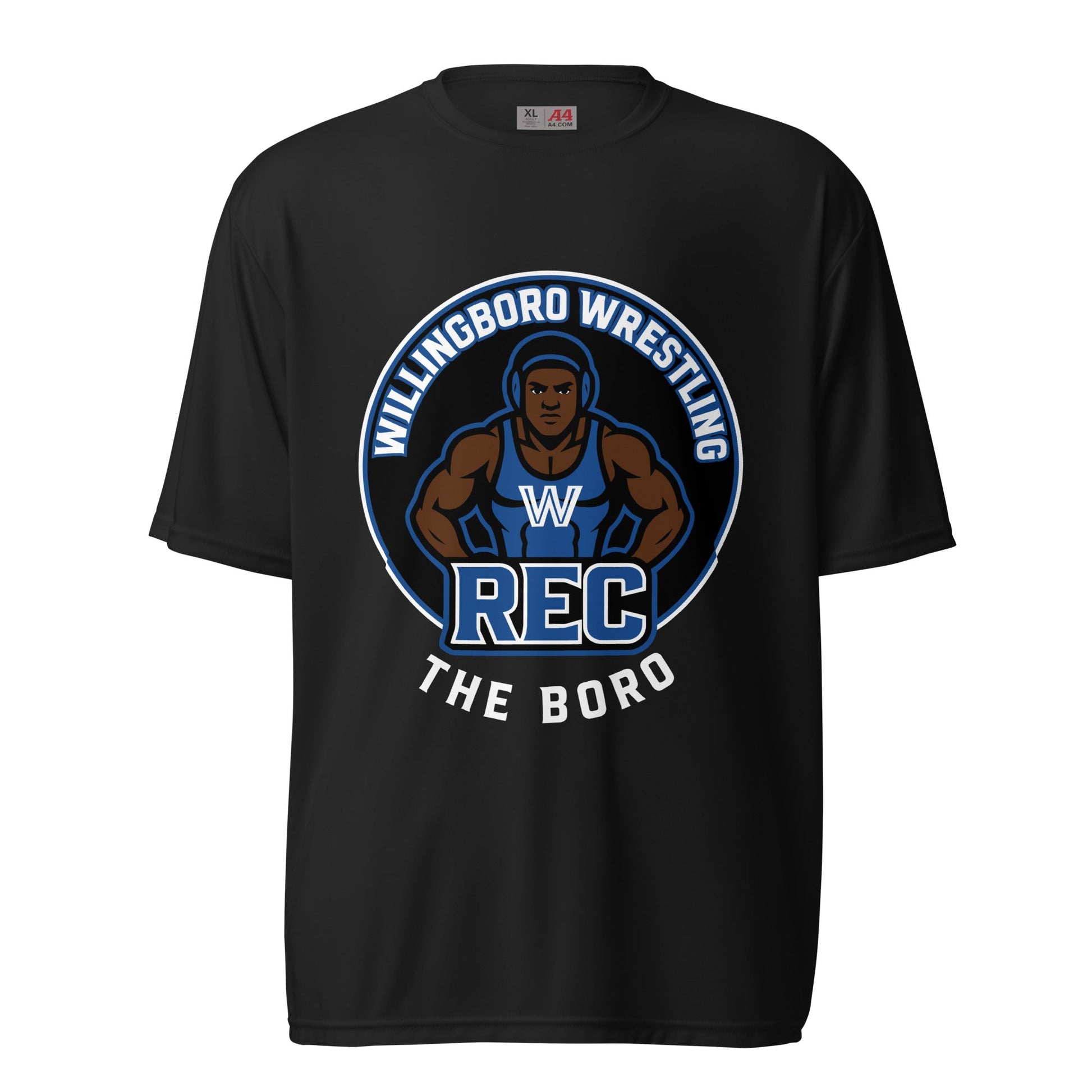 Active | Moisture Wicking Shirt | The Boro Brand | Wrestler Logo