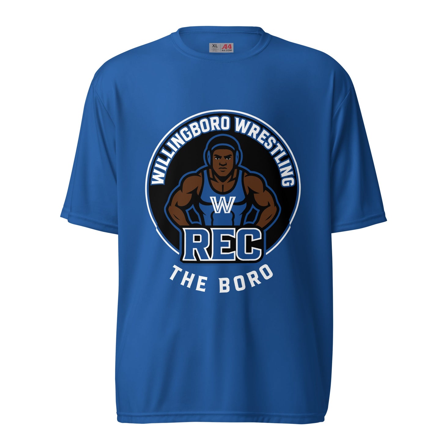 Active | Moisture Wicking Shirt | The Boro Brand | Wrestler Logo