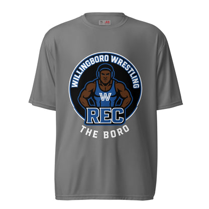 Active | Moisture Wicking Shirt | The Boro Brand | Wrestler Logo