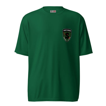 Active | Moisture Wicking Shirt | The Lowest Bidders | Shield Logo