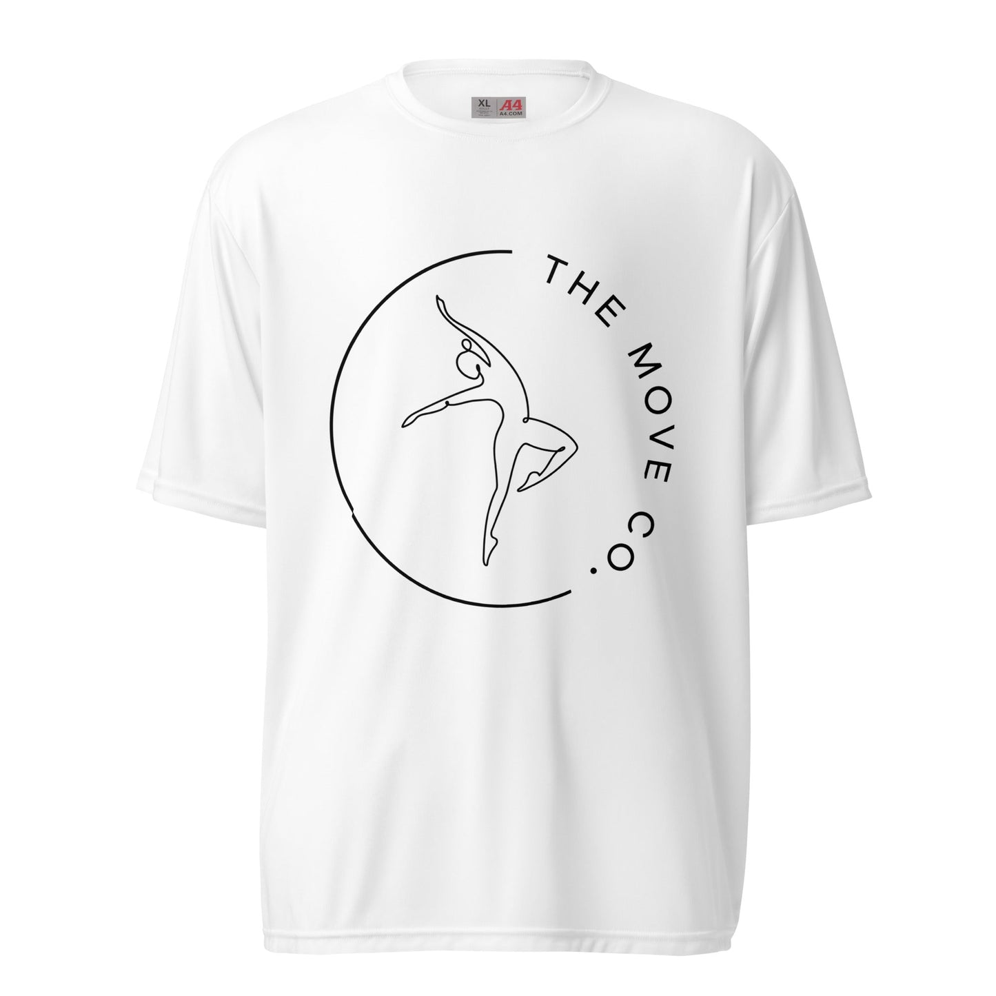 Active | Moisture Wicking Shirt | The Move Co. | Dance Crest Logo