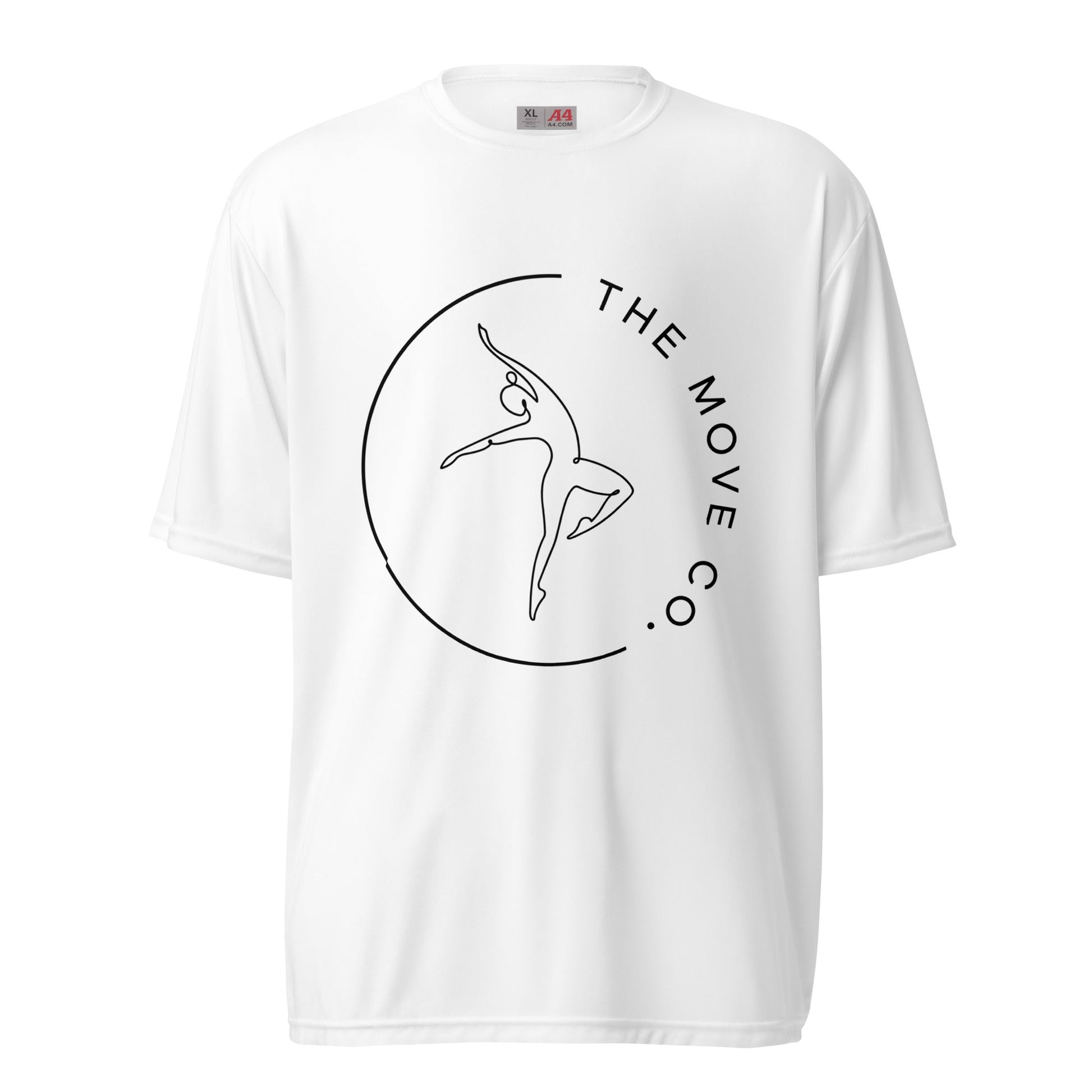 Active | Moisture Wicking Shirt | The Move Co. | Dance Crest Logo