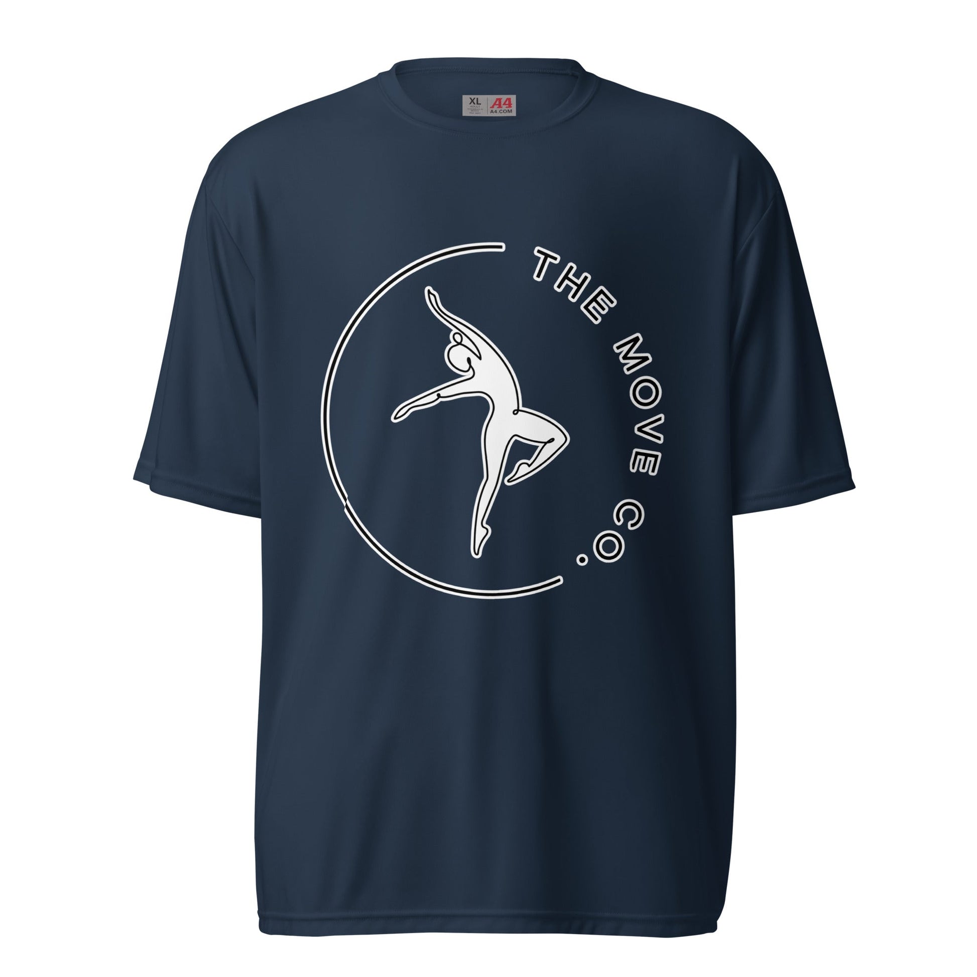 Active | Moisture Wicking Shirt | The Move Co. | Dance Crest Logo
